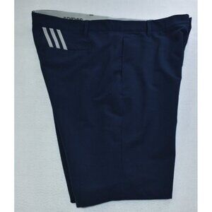 Adidas Ultimate 365 3 Stripe Men's Shorts Size 38 Blue Golf Chino Flat Front